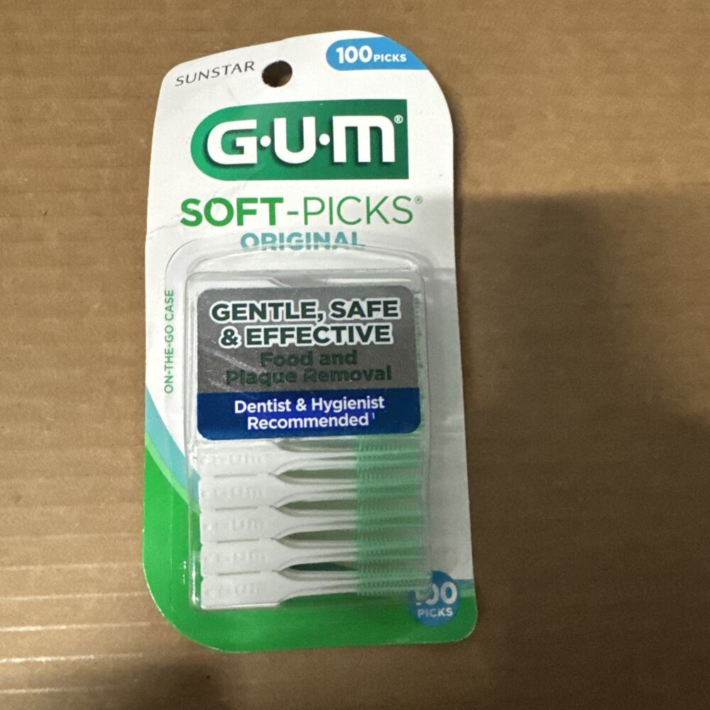 Soft-Picks Original Easy to Use Dental Picks for Teeth Cleaning and Health 100pc